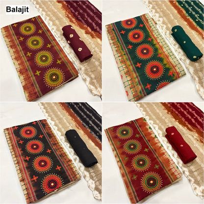 Chiku 3D 0607 Balajit Satin Salwar Suits Wholesale Price