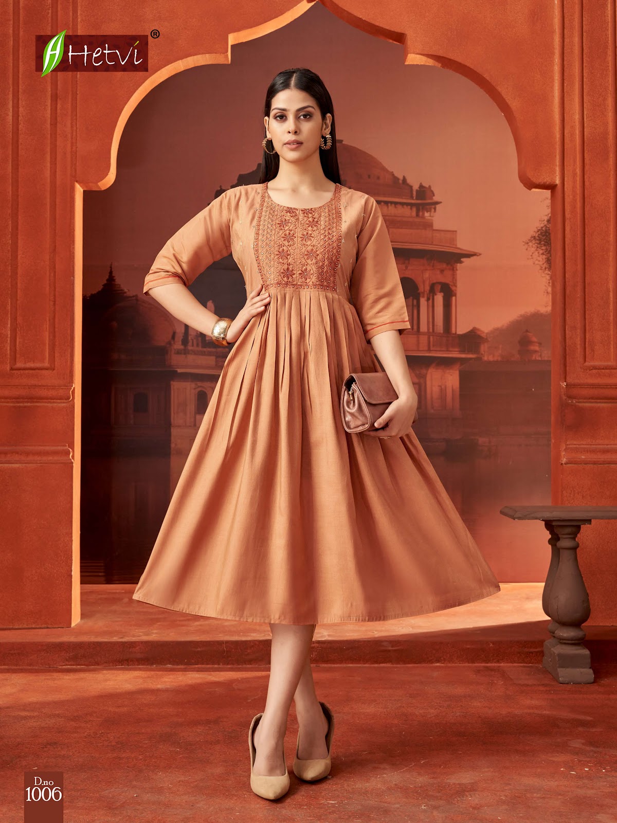 Chimki Hetvi Roman Simmer Anarkali Kurtis Exporter India