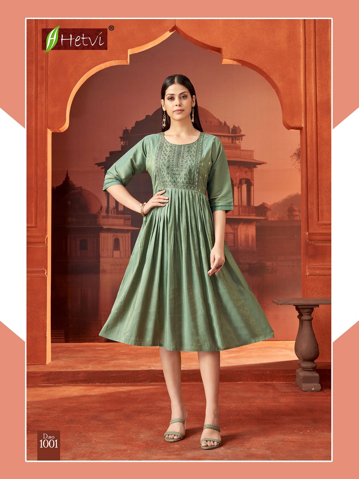 Chimki Hetvi Roman Simmer Anarkali Kurtis Exporter India
