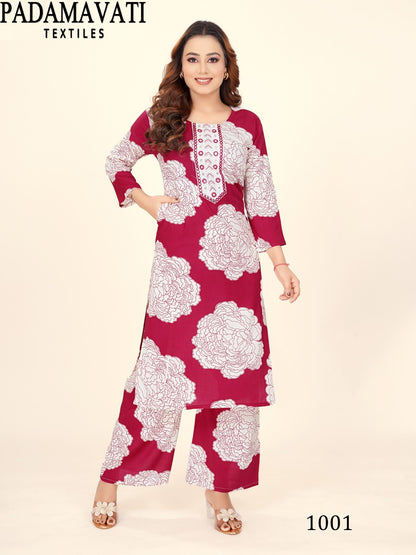 Chingari Vol 2 Pt Rayon 14Kg Co Ord Set Exporter Ahmedabad