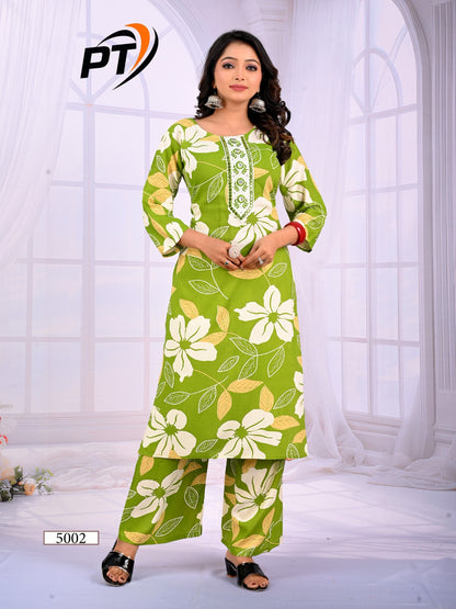 Chingari Vol 5 Pt Rayon 14Kg Co Ord Set Exporter Gujarat