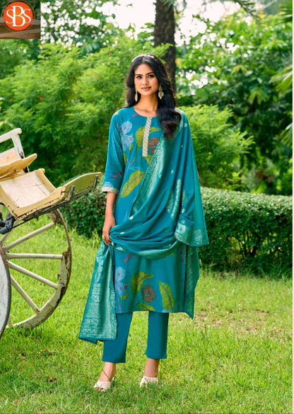 Chinmayi Sbs Modal Chanderi Readymade Pant Style Suits Manufacturer Ahmedabad