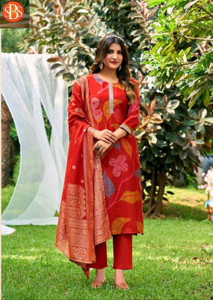 Chinmayi Sbs Modal Chanderi Readymade Pant Style Suits Manufacturer Ahmedabad