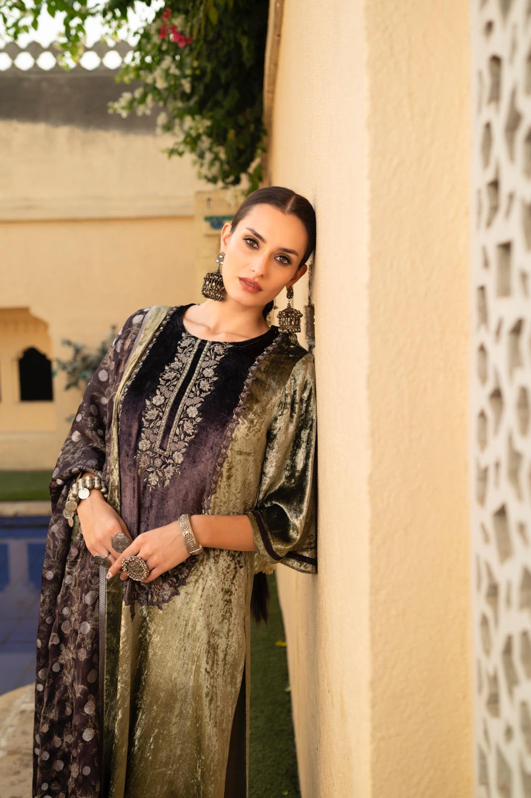 Chintz Naariti Velvet Suits Supplier Ahmedabad