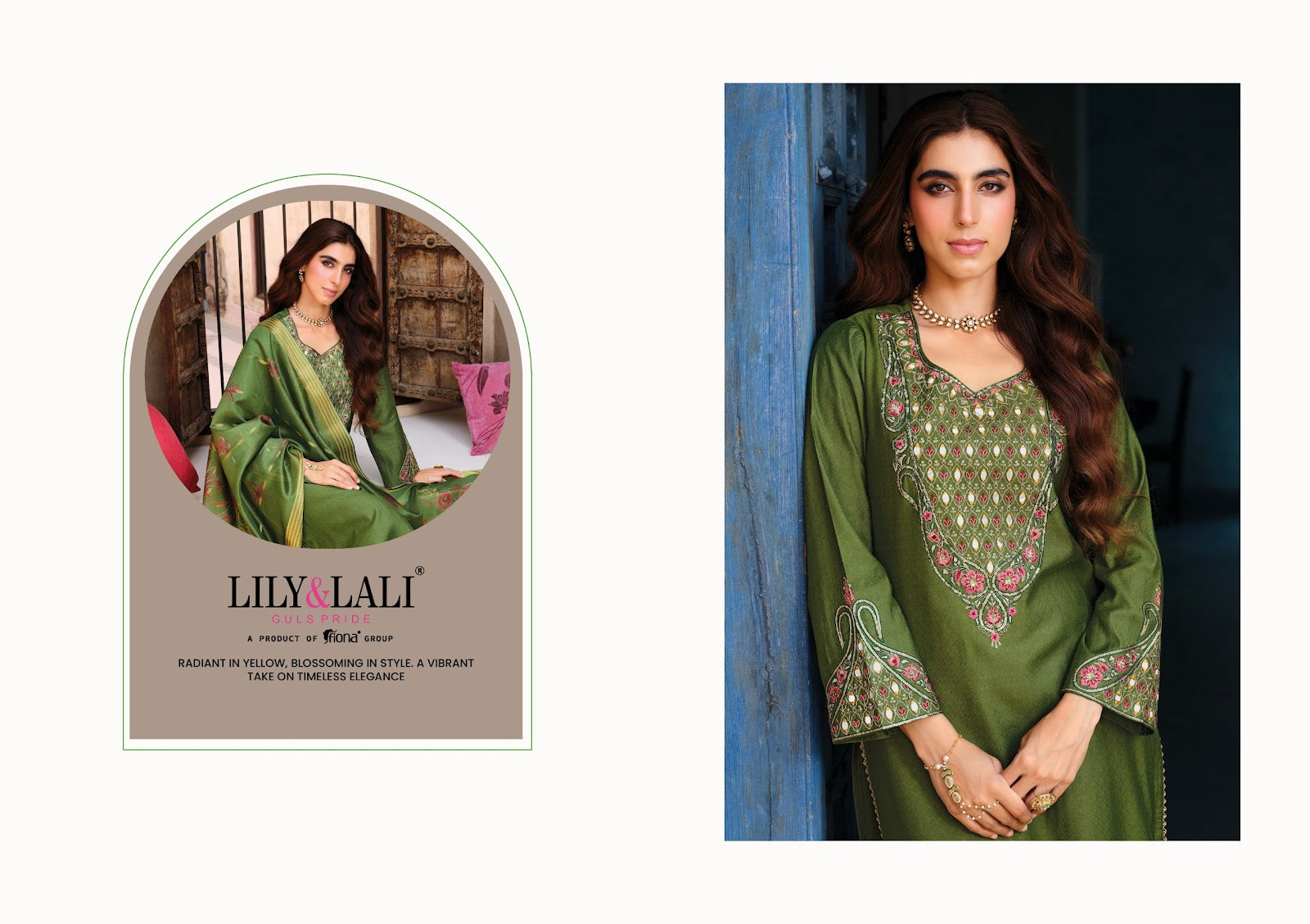 Chitra Lily Lali Viscose Silk Readymade Pant Style Suits Exporter Ahmedabad