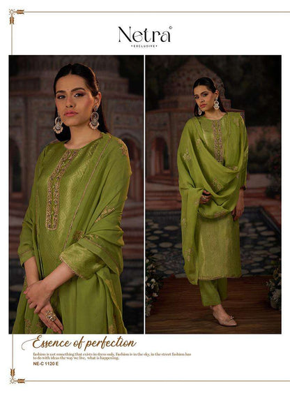 Chitra Netra Premium Bemberg Pant Style Suits Wholesaler Ahmedabad