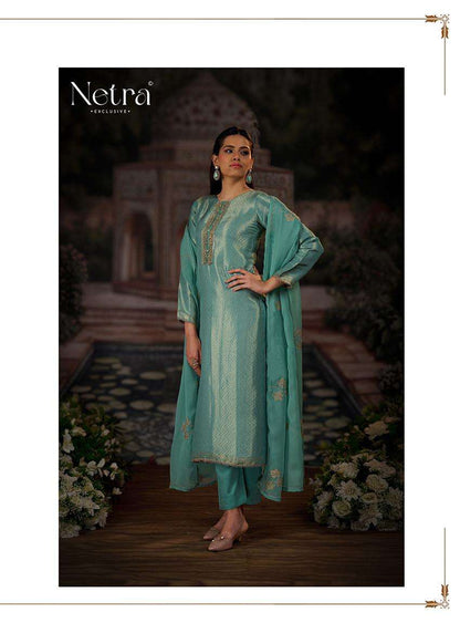 Chitra Netra Premium Bemberg Pant Style Suits Wholesaler Ahmedabad