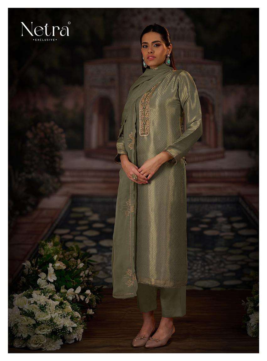 Chitra Netra Premium Bemberg Pant Style Suits Wholesaler Ahmedabad