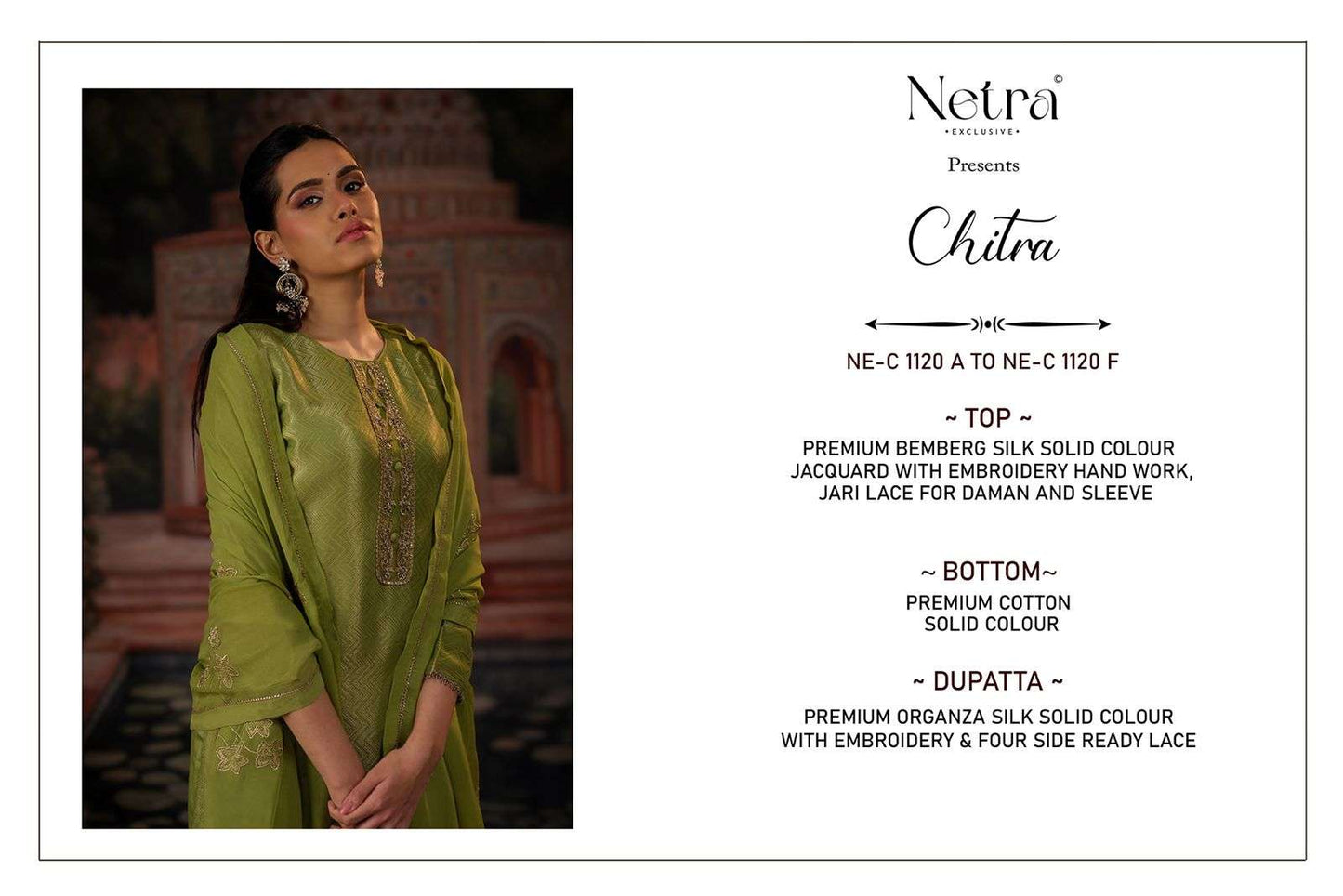 Chitra Netra Premium Bemberg Pant Style Suits Wholesaler Ahmedabad