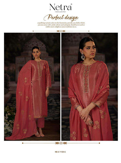 Chitra Netra Premium Bemberg Pant Style Suits Wholesaler Ahmedabad