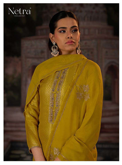 Chitra Netra Premium Bemberg Pant Style Suits Wholesaler Ahmedabad