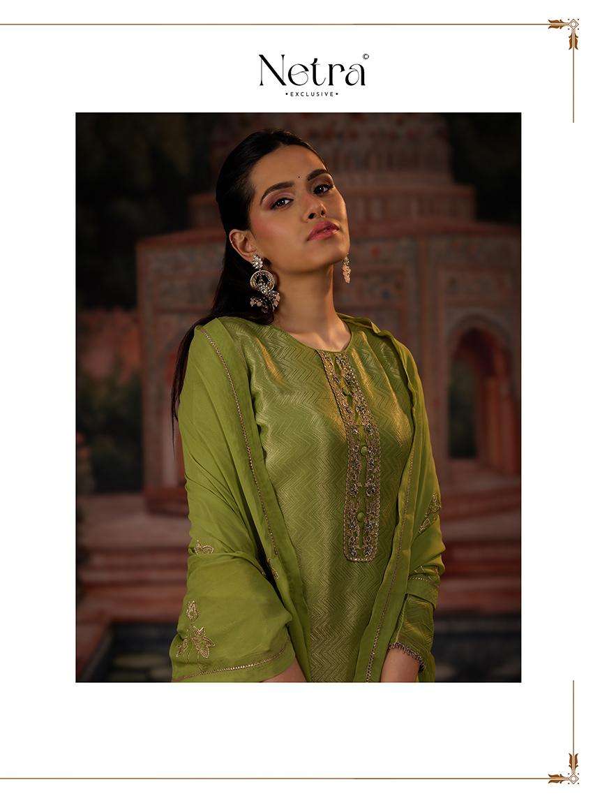 Chitra Netra Premium Bemberg Pant Style Suits Wholesaler Ahmedabad