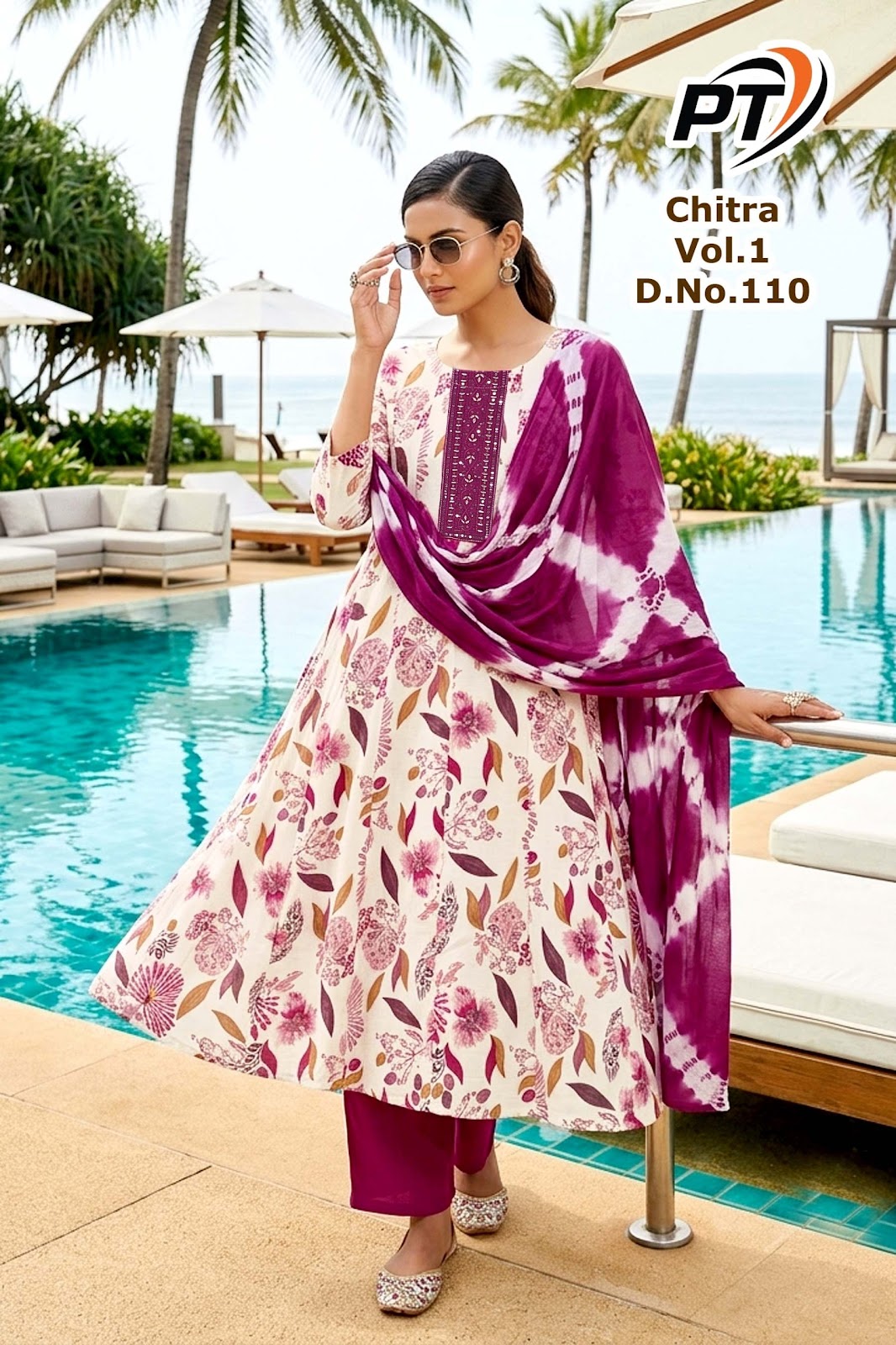 Chitra Vol 1 Pt Vertican Readymade Anarkali Suits Wholesaler Ahmedabad