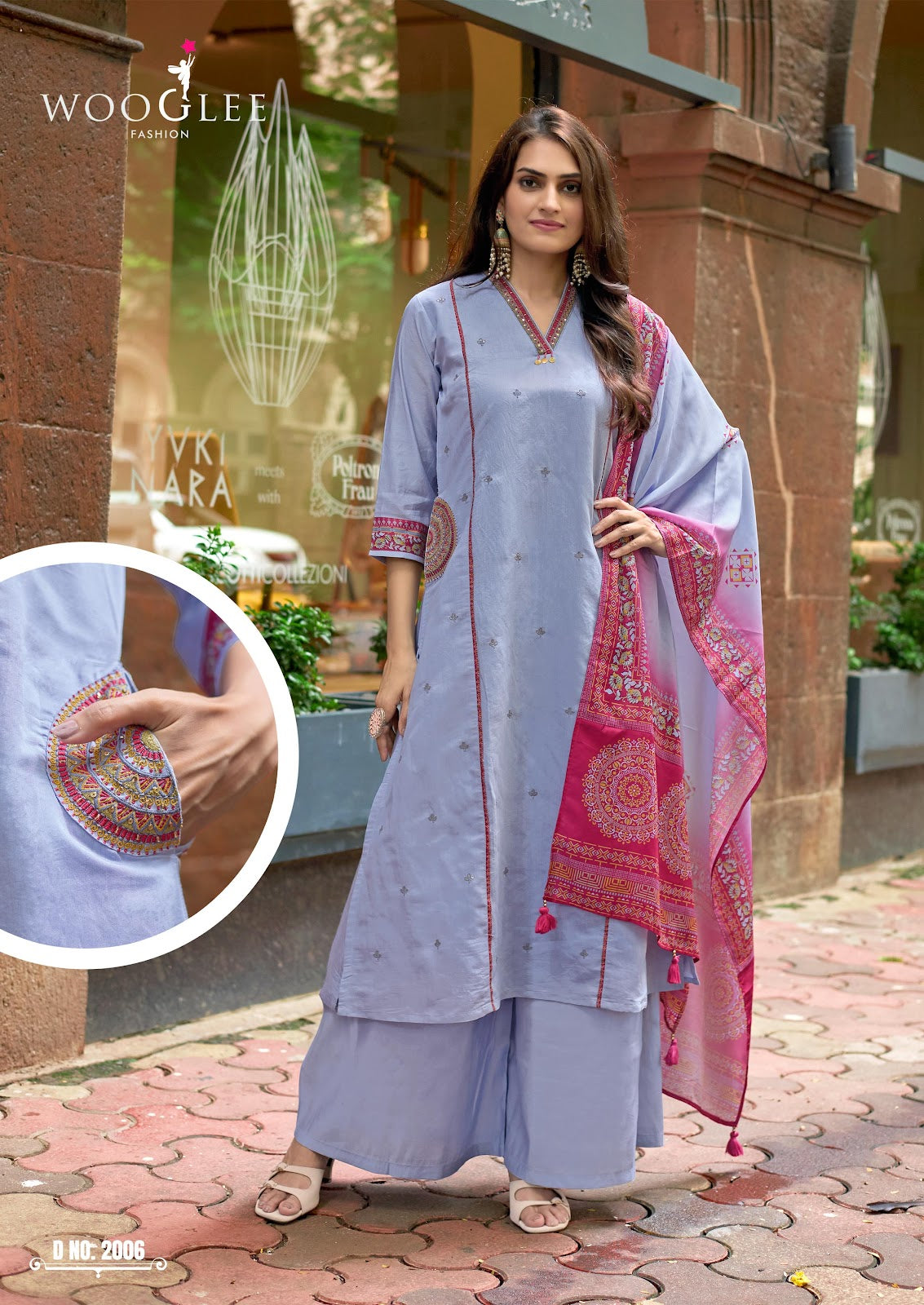 Chitrangna Wooglee Readymade Pant Style Suits Wholesale Price