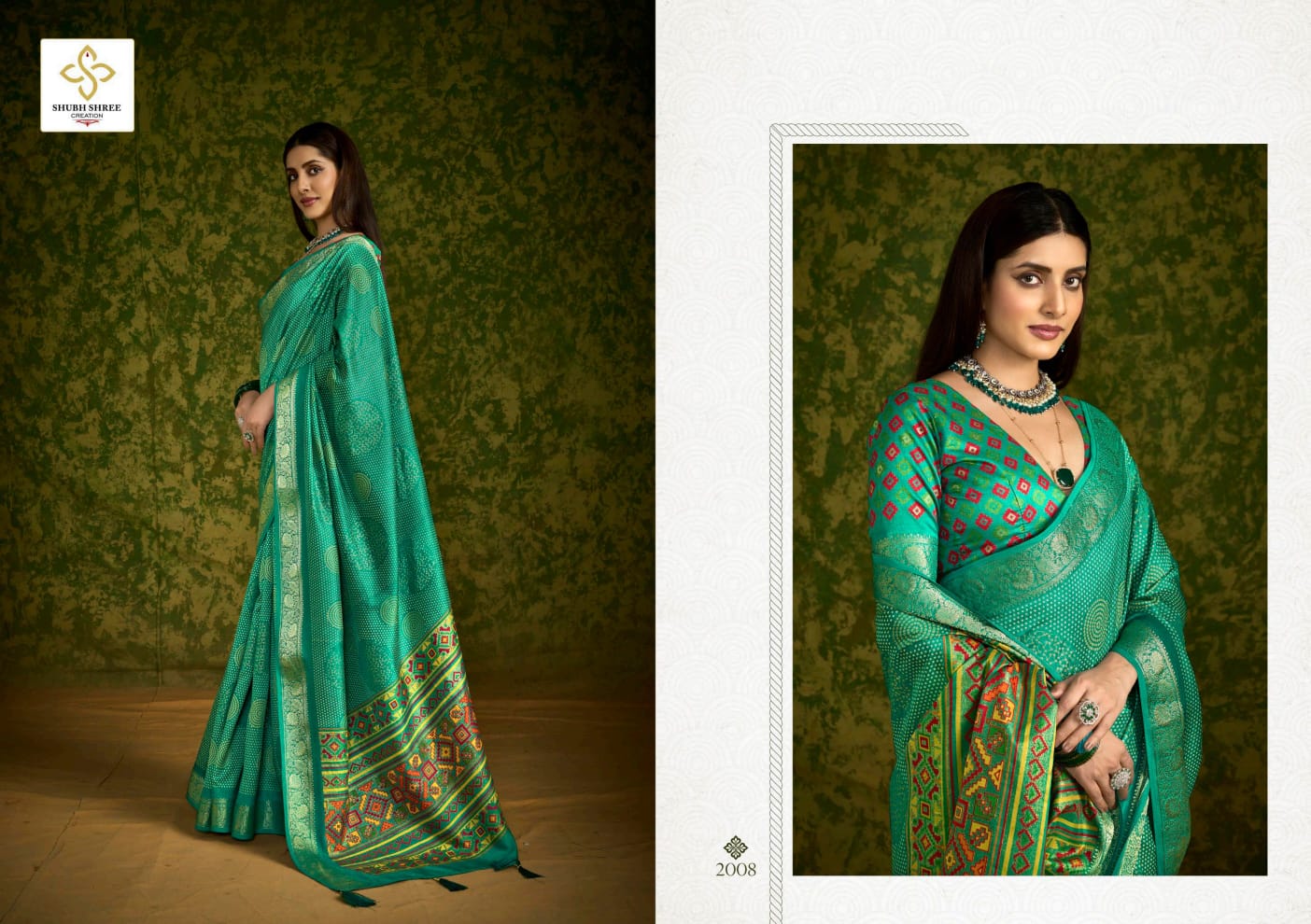 Chitransh 2 Shubh Shree Russian Silk Sarees Wholesaler Ahmedabad