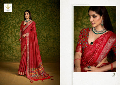 Chitransh 2 Shubh Shree Russian Silk Sarees Wholesaler Ahmedabad