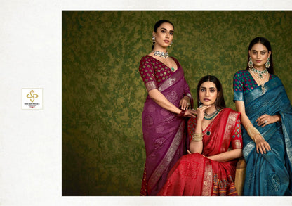 Chitransh 2 Shubh Shree Russian Silk Sarees Wholesaler Ahmedabad