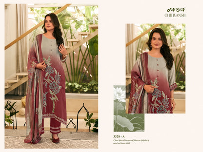 Chitransh 3328 Jay Vijay Organza Twill Pant Style Suits Manufacturer Gujarat