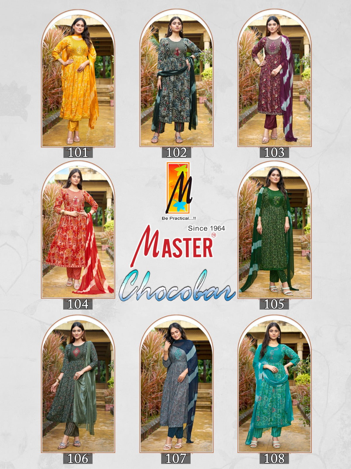 Chocobar Master Capsule Print Readymade Anarkali Suits Supplier