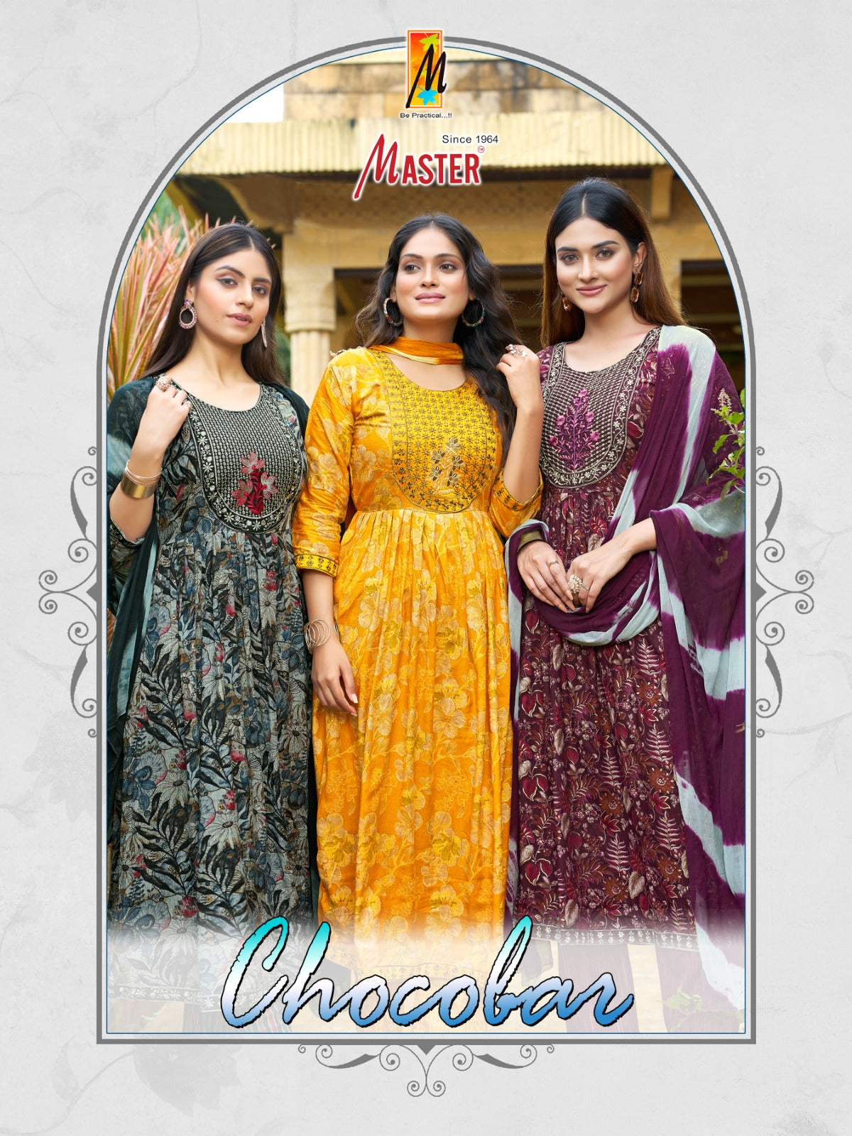 Chocobar Master Capsule Print Readymade Anarkali Suits Supplier
