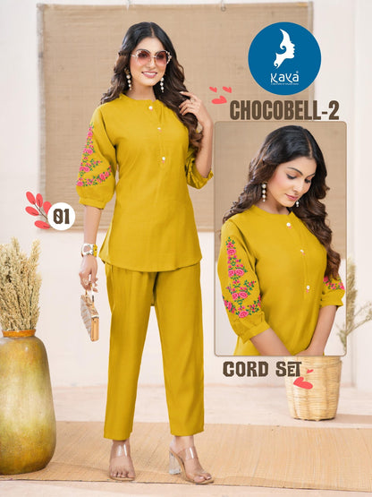 Chocobell 2 Kaya Vertican Co Ord Set Supplier Ahmedabad