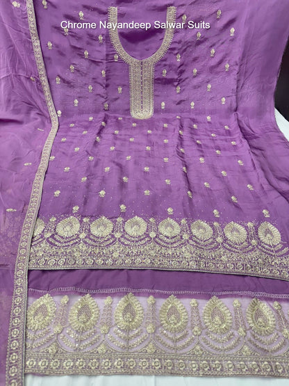 Chrome Nayandeep Viscose Salwar Suits Manufacturer Ahmedabad