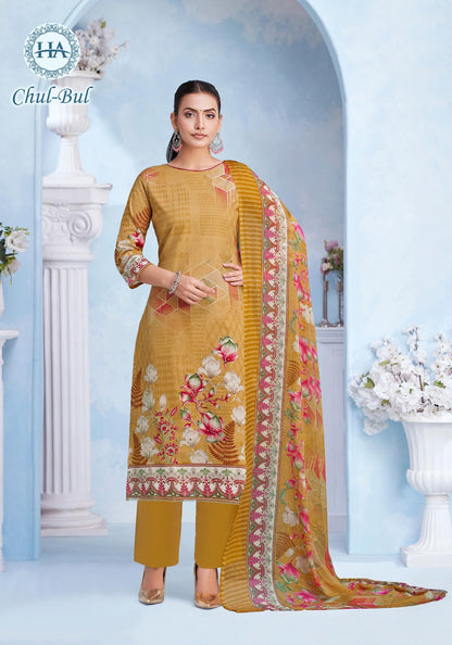 Chul Bul Alok Harshit Fashion Cambric Pant Style Suits Exporter Gujarat