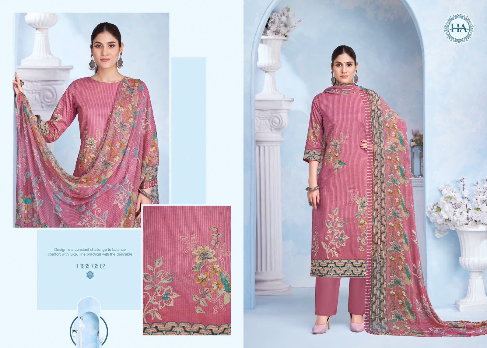 Chul Bul Edition 2 Harshit Fashion Cambric Karachi Salwar Suits Supplier Gujarat