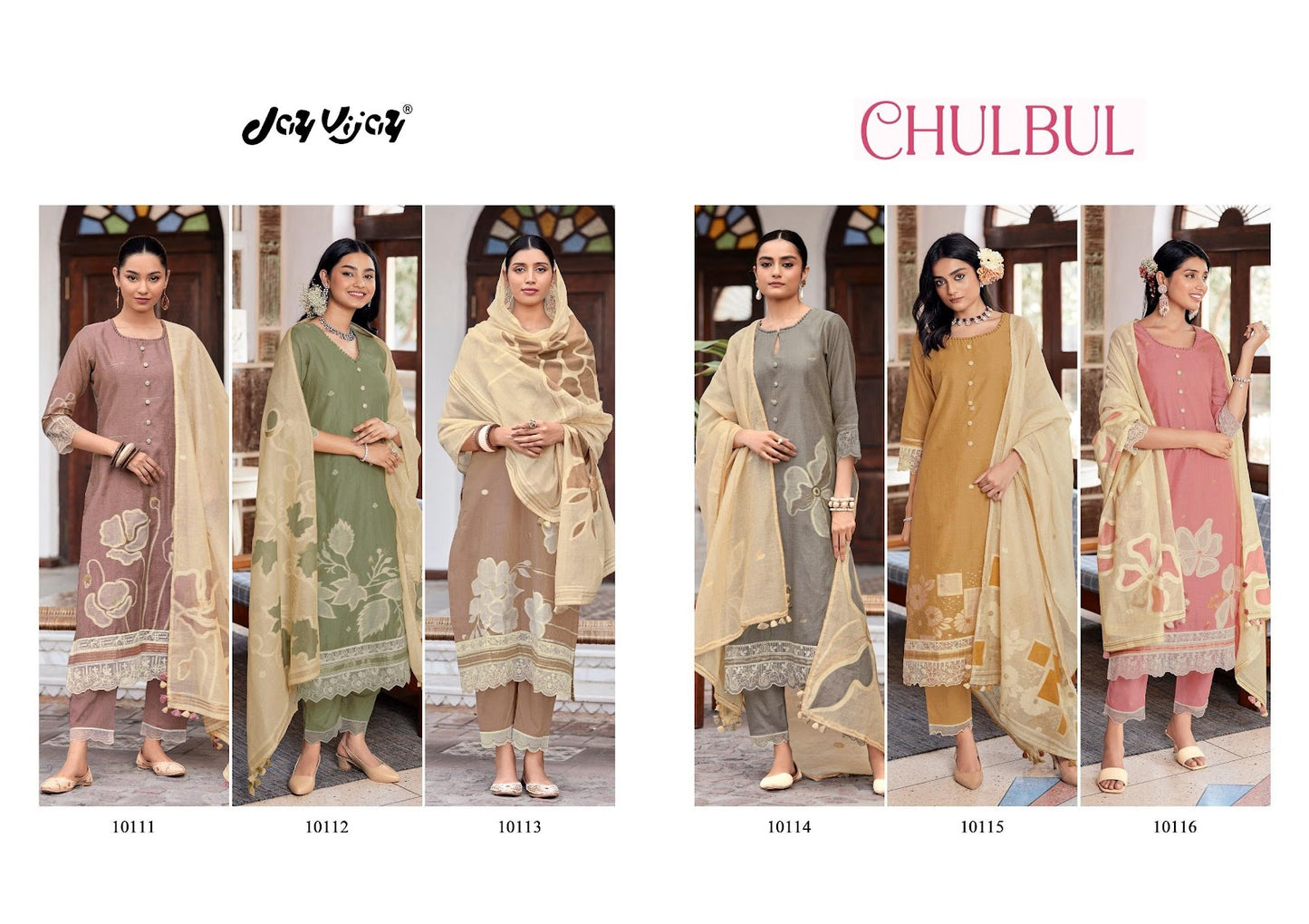 Chulbul Jay Vijay South Cotton Pant Style Suits Wholesale Price