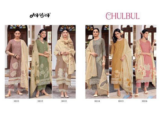 Chulbul Jay Vijay South Cotton Pant Style Suits Wholesale Price