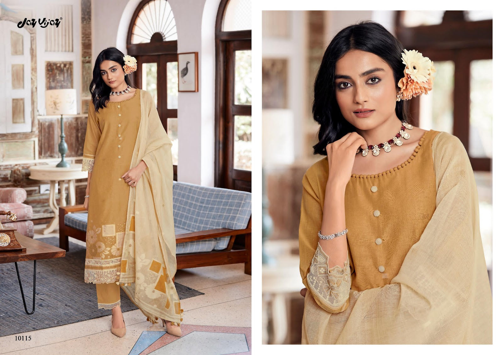 Chulbul Jay Vijay South Cotton Pant Style Suits Wholesale Price
