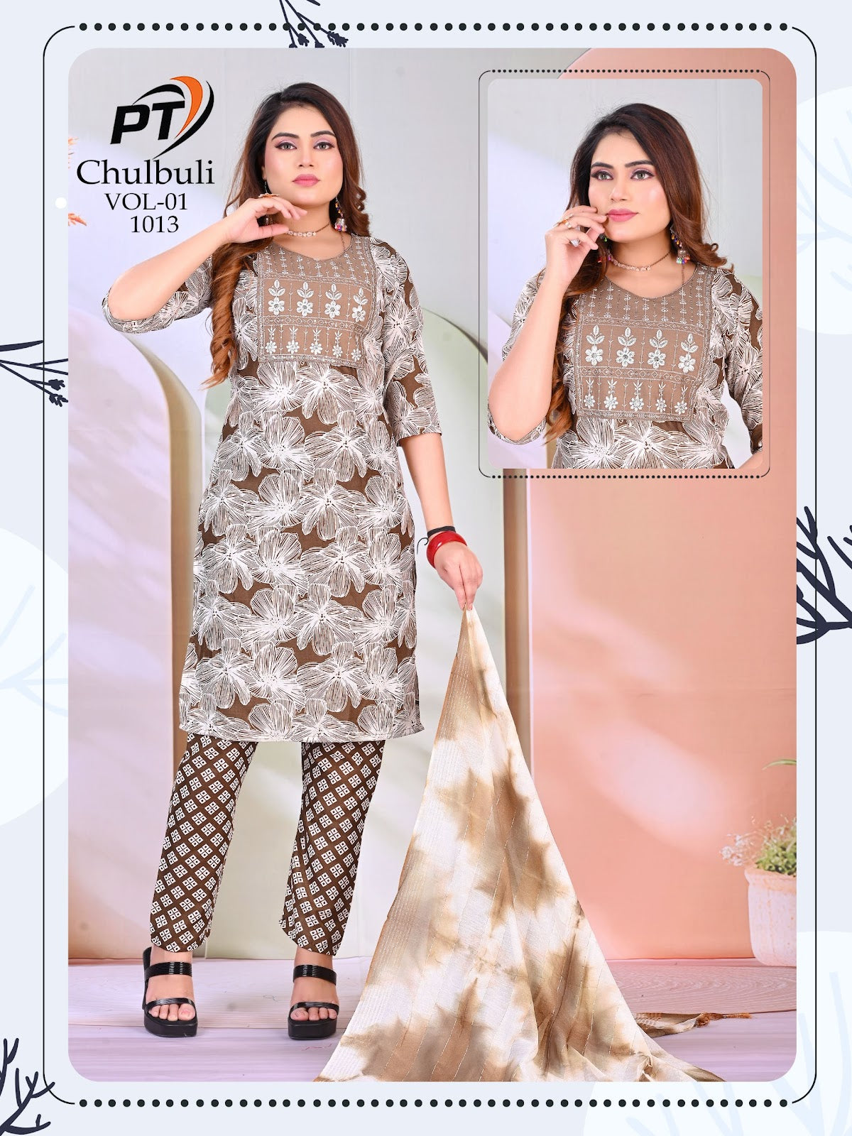 Chulbuli Vol 1 Pt Readymade Cotton Pant Suits Wholesaler