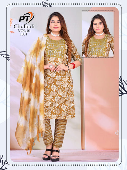 Chulbuli Vol 1 Pt Readymade Cotton Pant Suits Wholesaler
