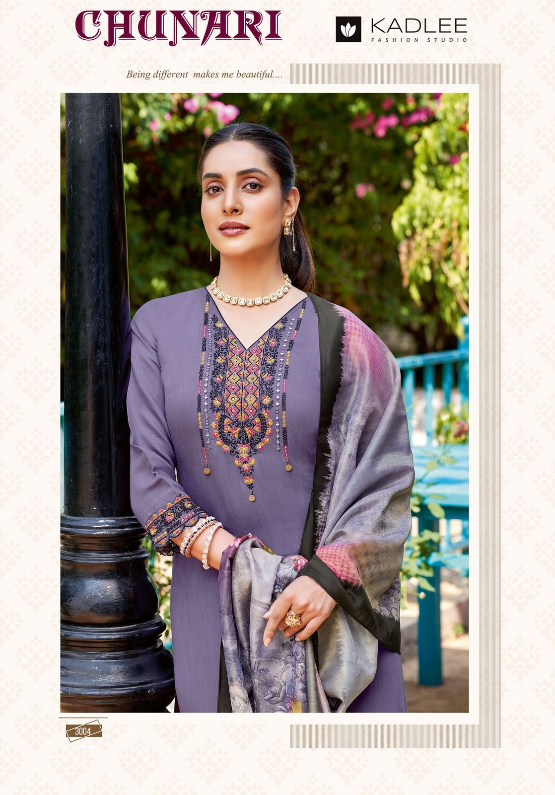 Chunari Kadlee Rayon Slub Readymade Pant Style Suits Manufacturer Gujarat