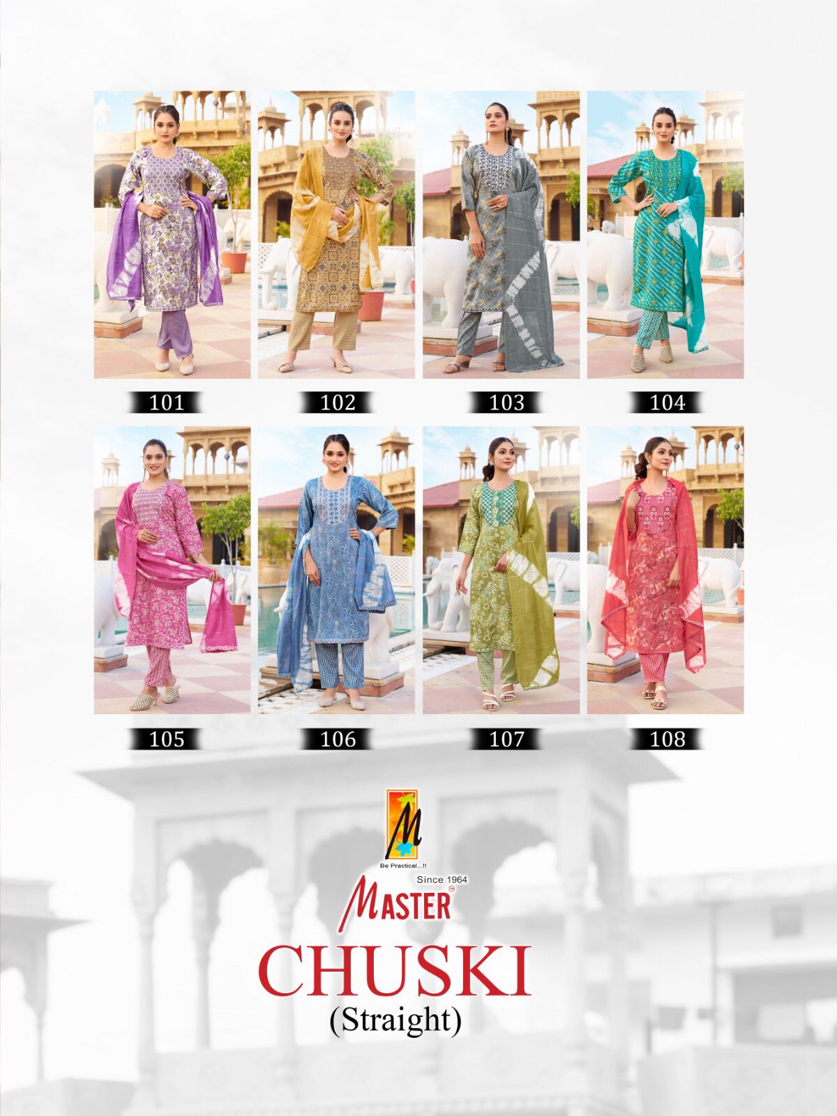 Chuski Master Capsule Readymade Pant Style Suits Wholesaler Ahmedabad