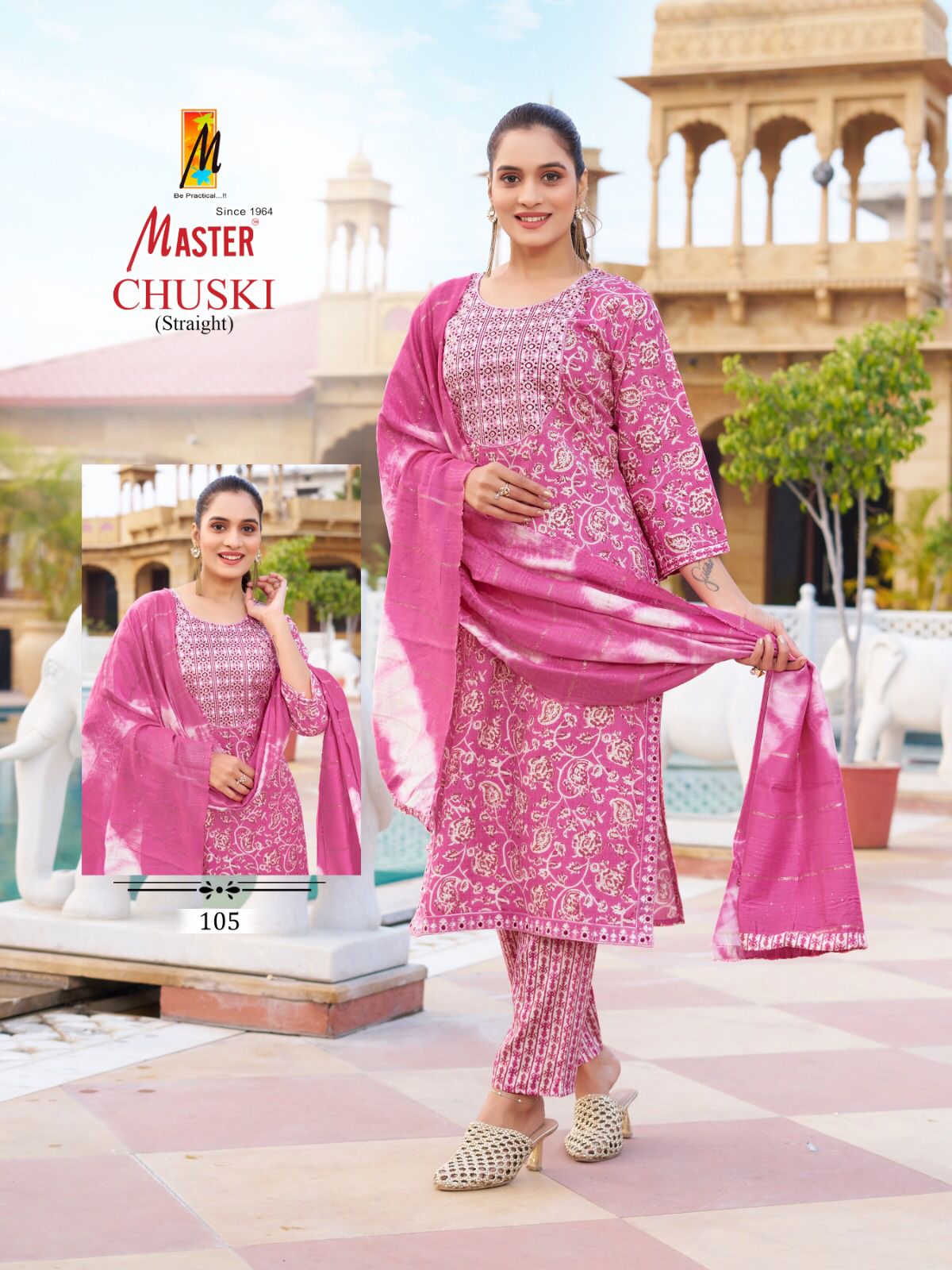 Chuski Master Capsule Readymade Pant Style Suits Wholesaler Ahmedabad