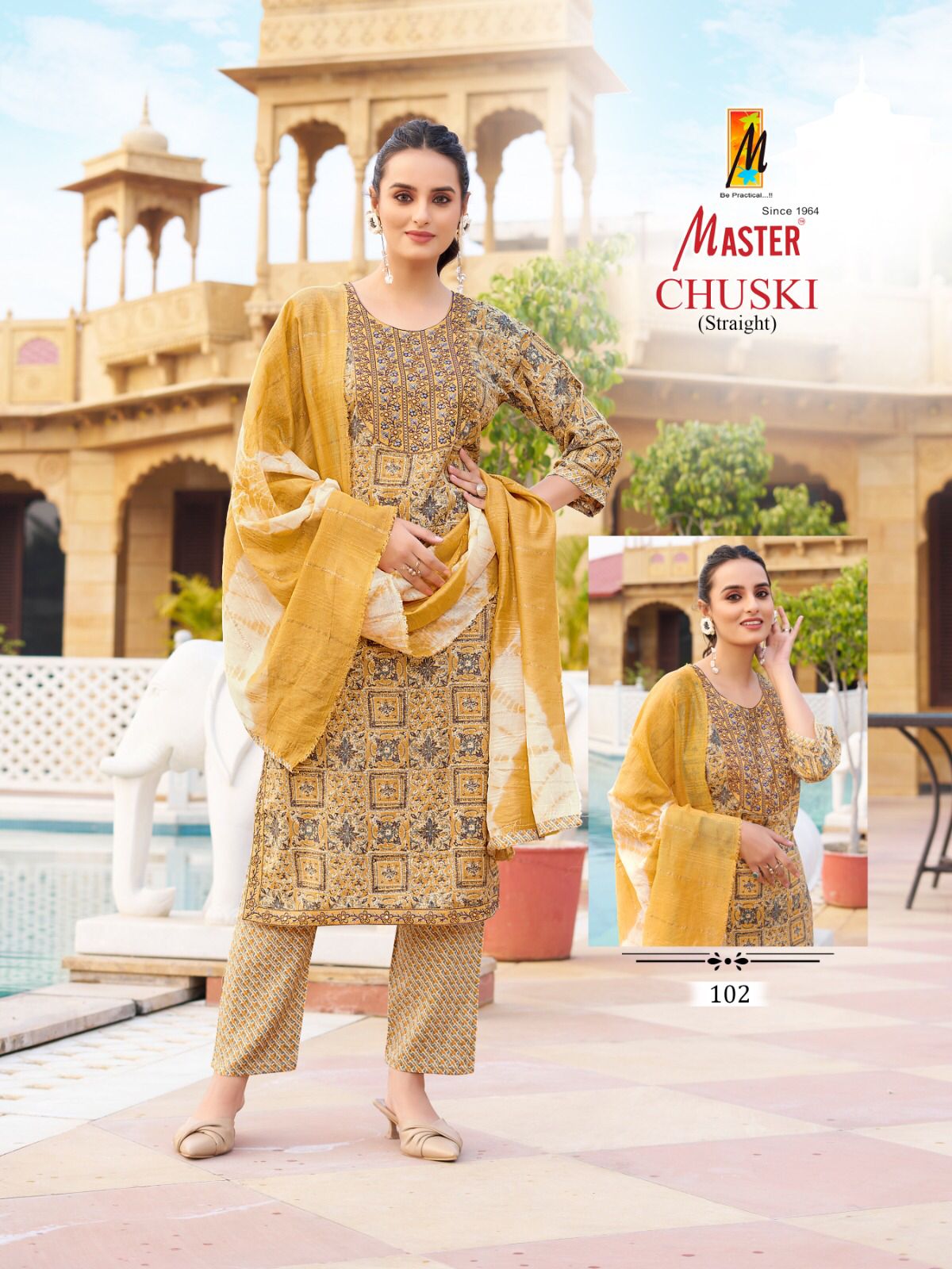 Chuski Master Capsule Readymade Pant Style Suits Wholesaler Ahmedabad