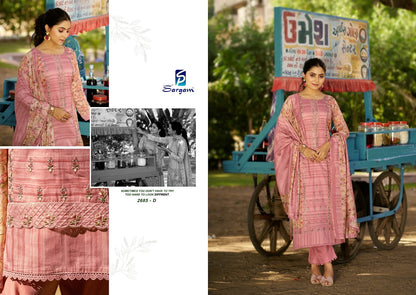 Chuski Sargam Prints Pure Jam Pant Style Suits Wholesale Price