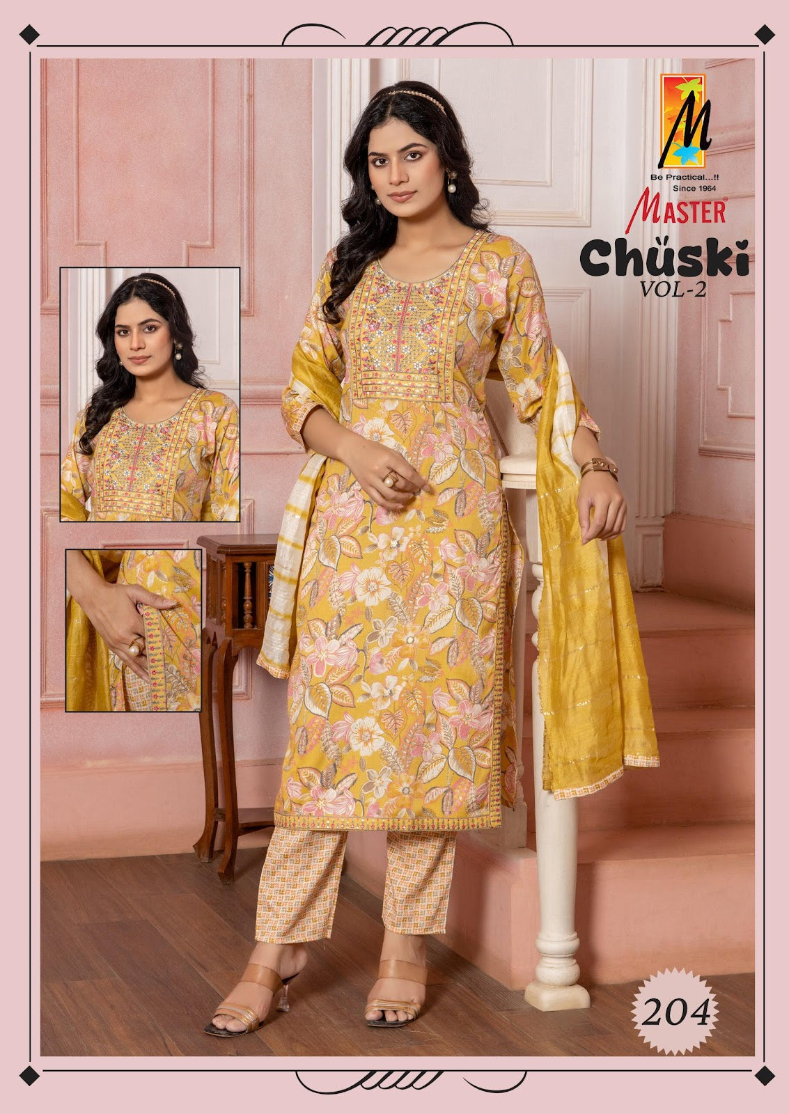 Chuski Vol 2 Master Capsule Print Readymade Pant Style Suits Wholesale Rate