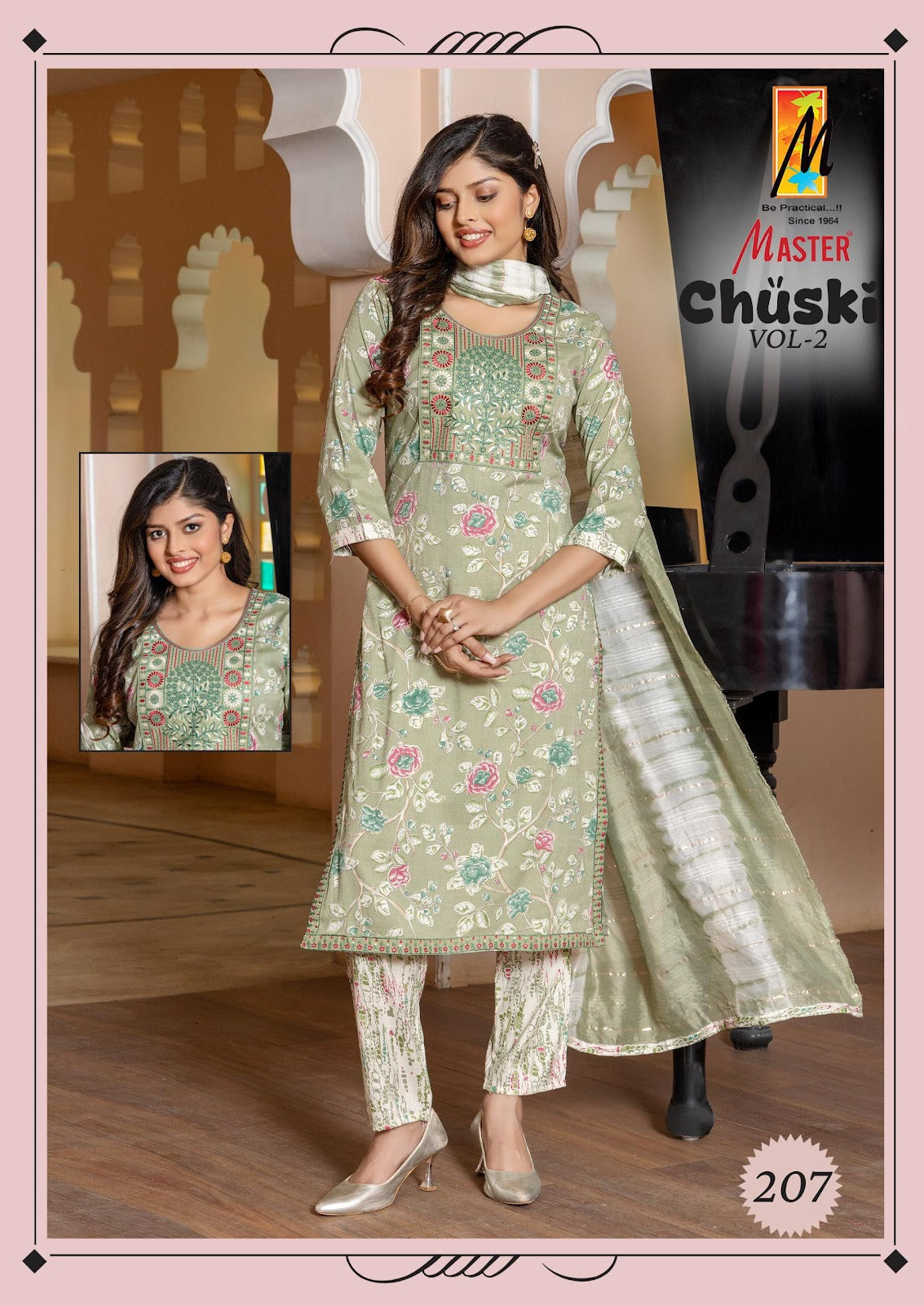 Chuski Vol 2 Master Capsule Print Readymade Pant Style Suits Wholesale Rate