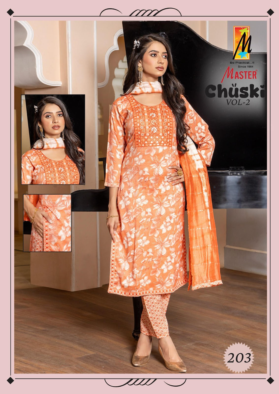 Chuski Vol 2 Master Capsule Print Readymade Pant Style Suits Wholesale Rate