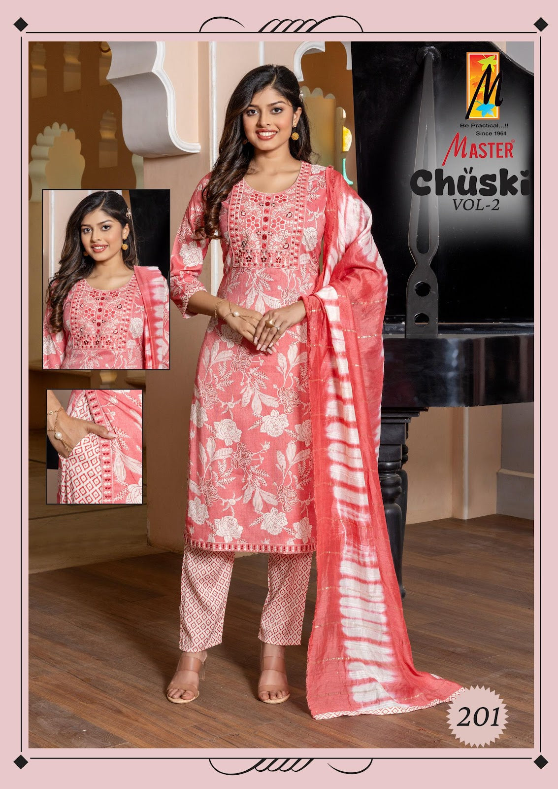 Chuski Vol 2 Master Capsule Print Readymade Pant Style Suits Wholesale Rate