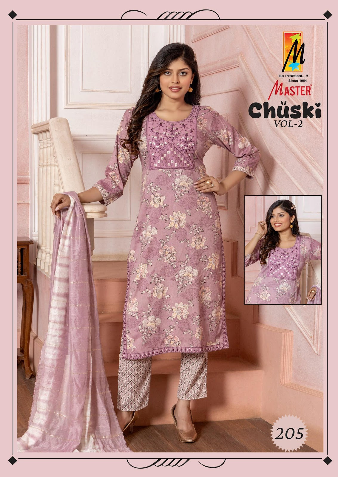 Chuski Vol 2 Master Capsule Print Readymade Pant Style Suits Wholesale Rate