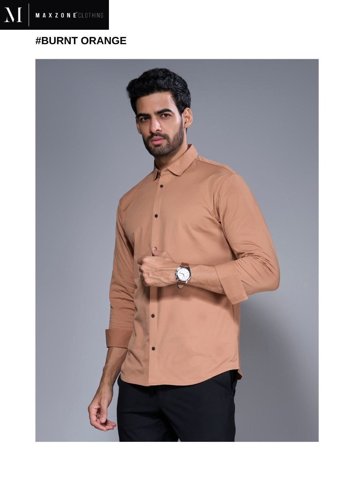 Ci J F1 2395 Full Sleeves Maxzone Clothing Lycra Mens Shirts Manufacturer India