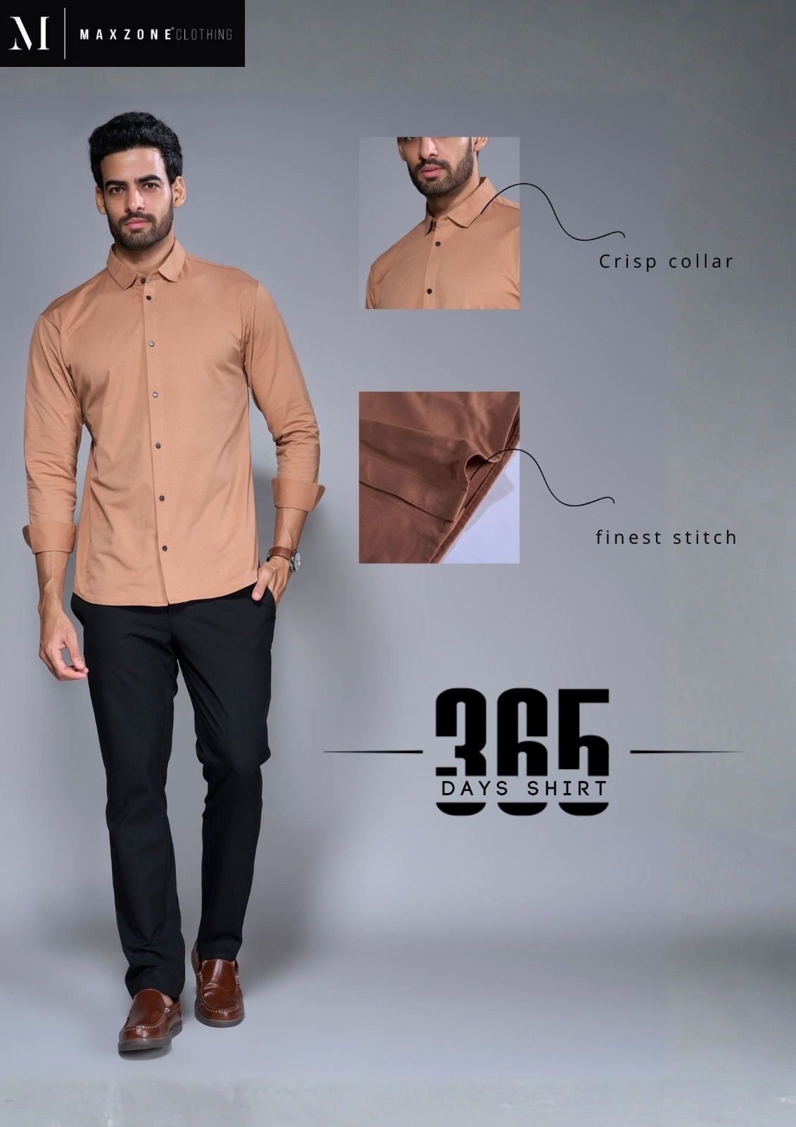 Ci J F1 2395 Full Sleeves Maxzone Clothing Lycra Mens Shirts Manufacturer India