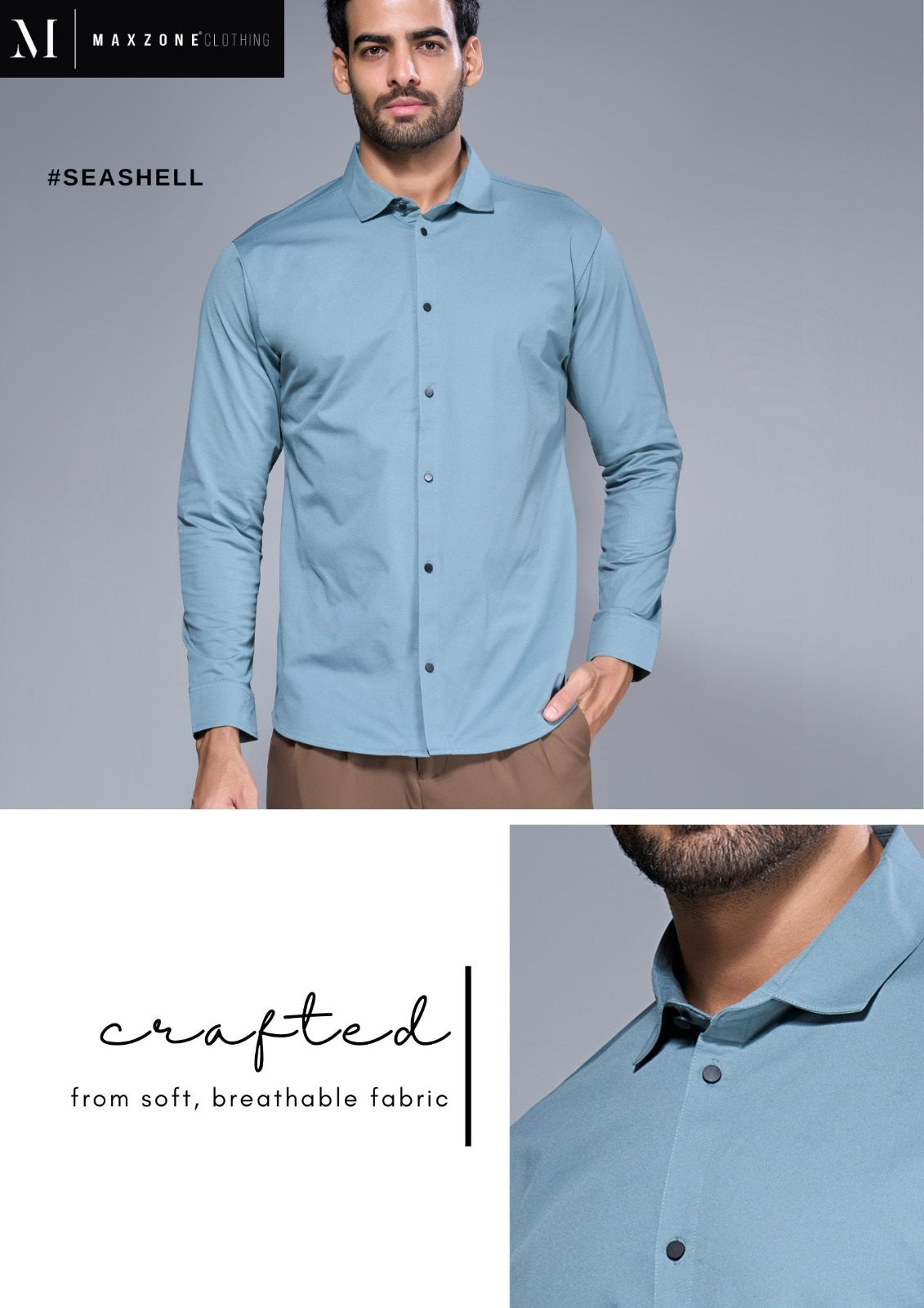 Ci J F1 2395 Full Sleeves Maxzone Clothing Lycra Mens Shirts Manufacturer India