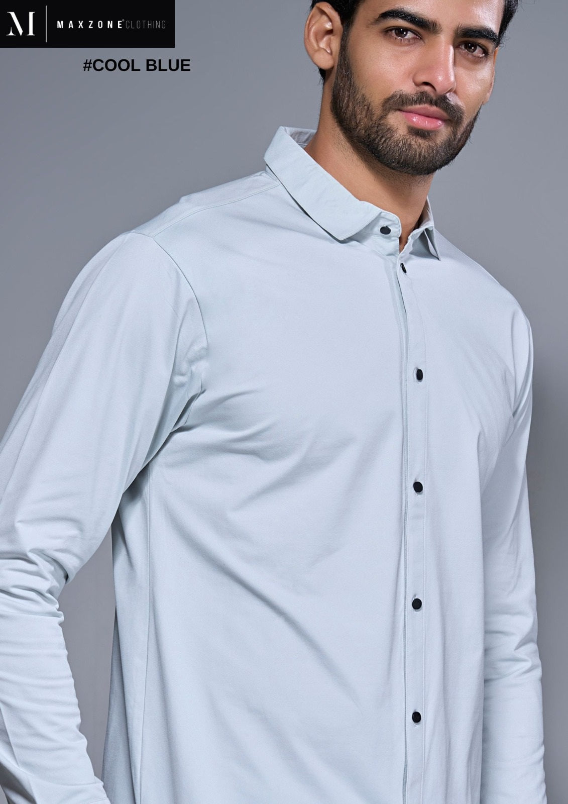 Ci J F1 2395 Full Sleeves Maxzone Clothing Lycra Mens Shirts Manufacturer India