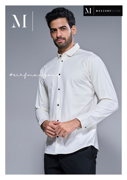 Ci J F1 2395 Full Sleeves Maxzone Clothing Lycra Mens Shirts Manufacturer India