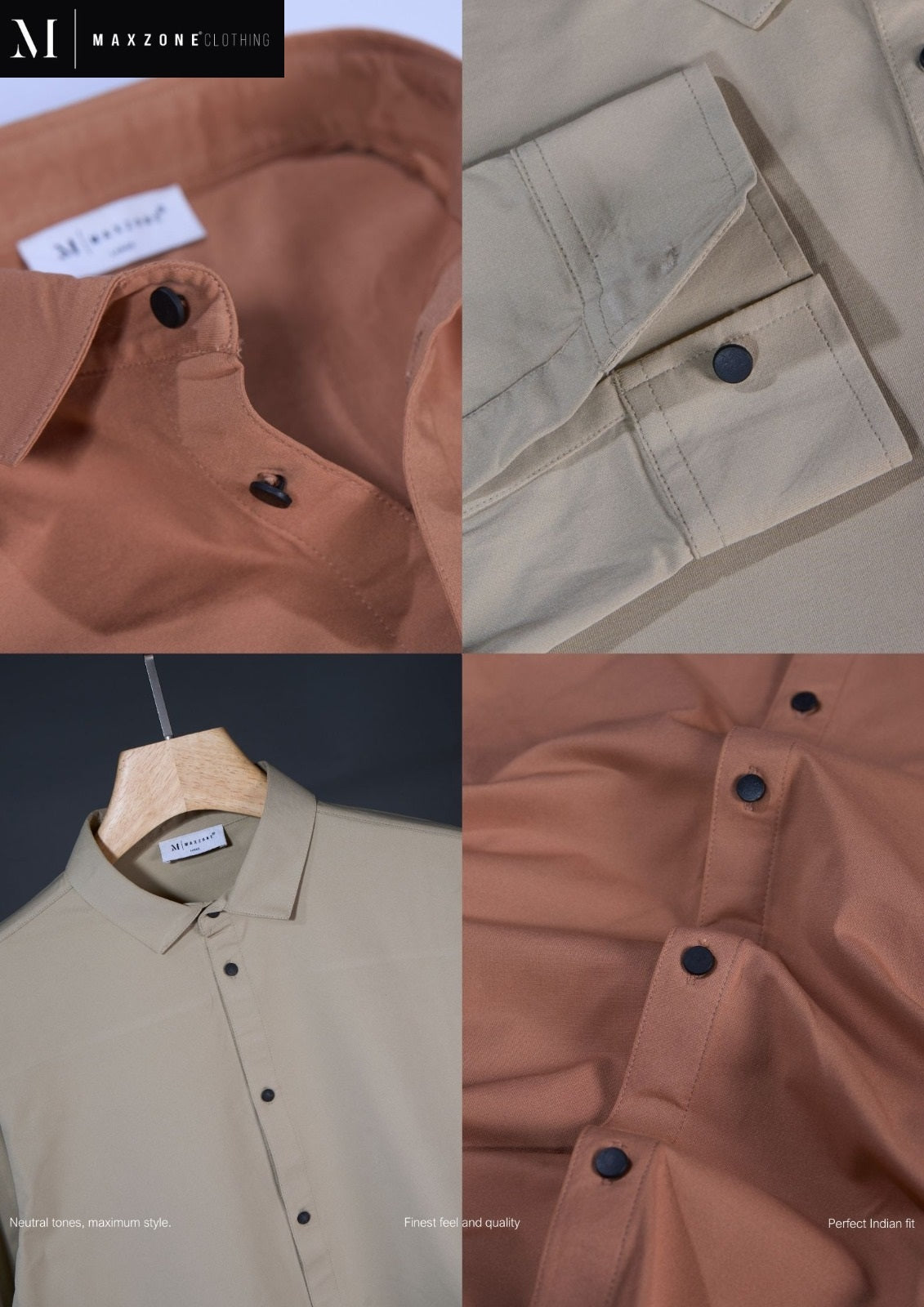 Ci J F1 2395 Full Sleeves Maxzone Clothing Lycra Mens Shirts Manufacturer India