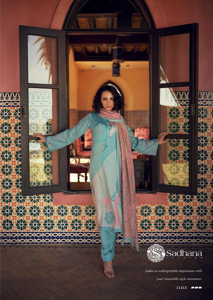Cielle Sadhana Pure Jaam Plazzo Style Suits Wholesaler